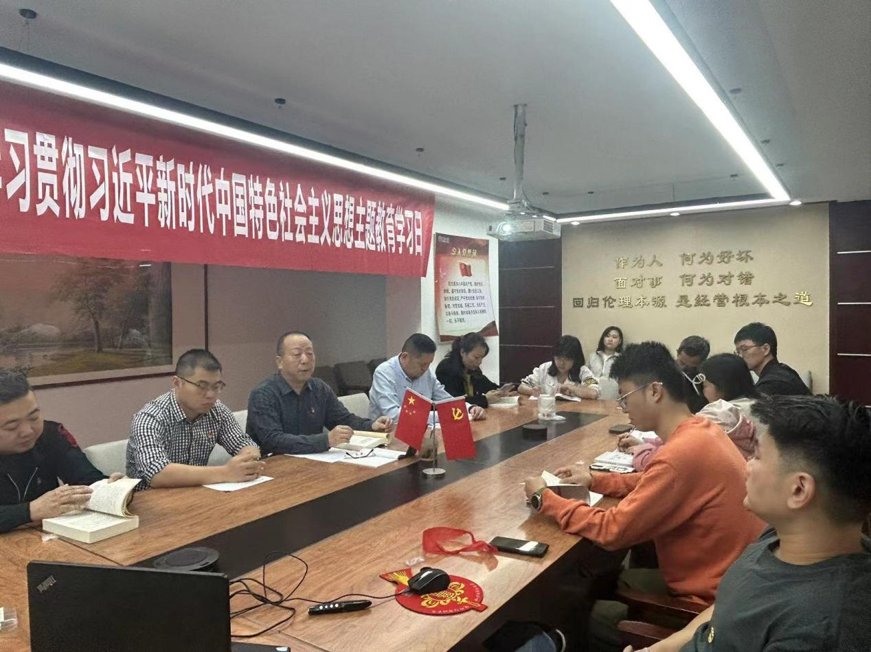 凯时尊龙集团党委召开学习贯彻习近平新时代中国特色社会主义思想主题教育学习日活动